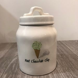 Rae Dunn Mint Chocolate Chip Canister